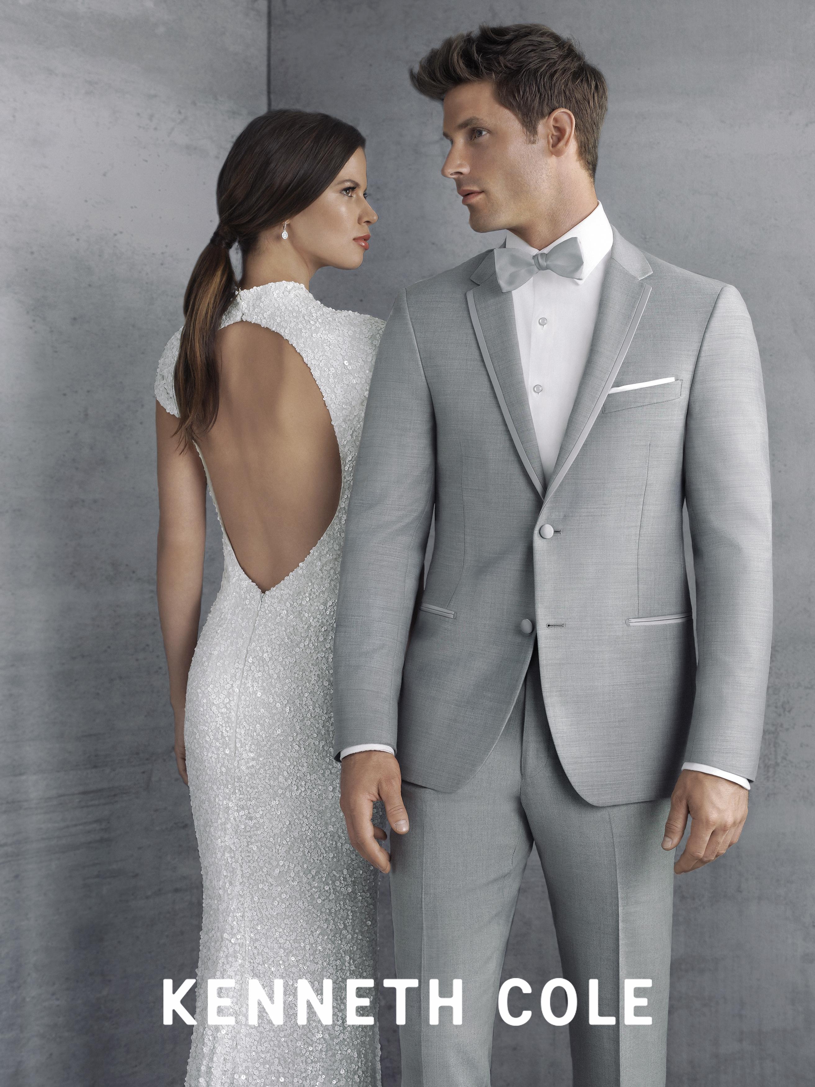 Heather Grey Lenox by Kenneth Cole | Baryames Tuxedo